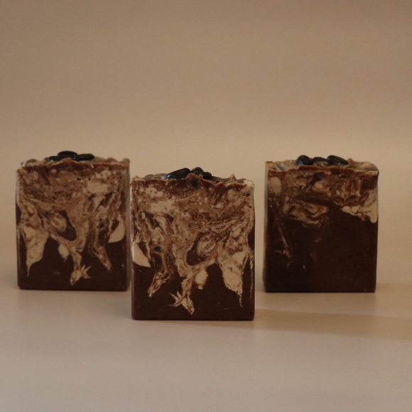 "Latte" Coffee & Goat Milk Artisan Soap Bar - Picture 8 of 9